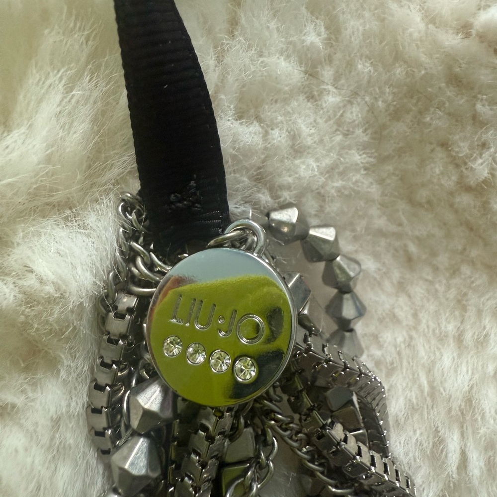 Liu Jo Silver Necklace with Crystal Accents